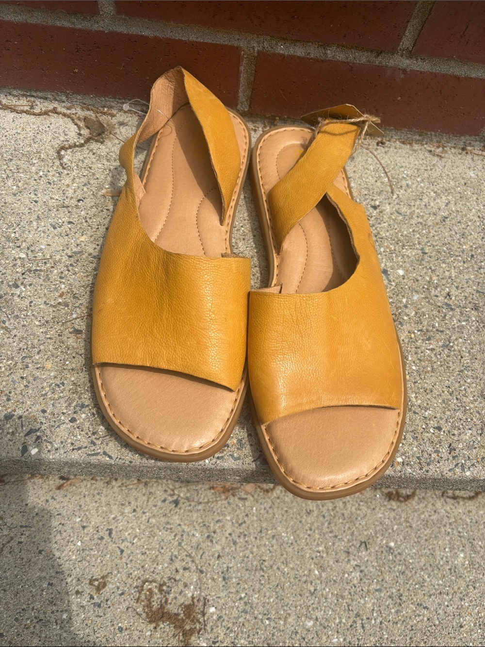 Born Inlet Open-Toe Slingback Sandal-yellow - Picture 2 of 6